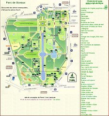 plan du parc de Sceaux